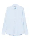 Karl Lagerfeld Long-sleeve Button-fastening Shirt In Blue