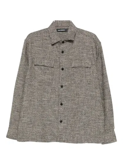 Karl Lagerfeld Long-sleeve Shirt In Black