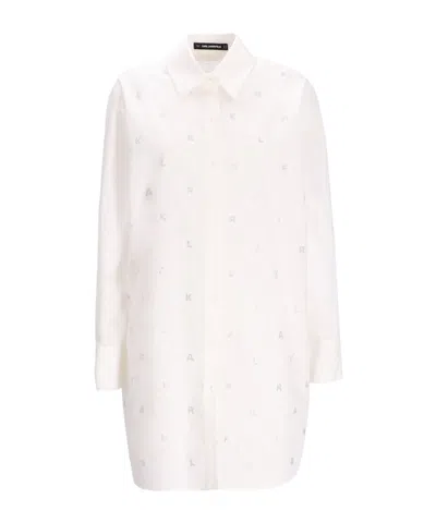 Karl Lagerfeld Long Sleeve Shirt Dress