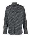 Karl Lagerfeld Long-sleeved Shirt In Black