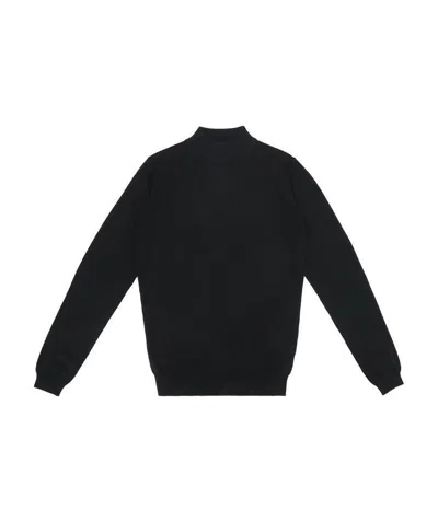 Karl Lagerfeld Long-sleeved Sweater In Black