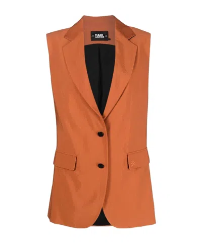 KARL LAGERFELD KARL LAGERFELD TAILORED GILET