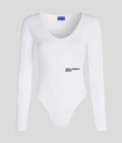 Karl Lagerfeld Longsleeve Body In White