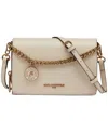 Karl Lagerfeld Lourdes Crossbody With Chain Strap In Neutral