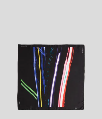 Karl Lagerfeld Love Unlocked Bandana Scarf