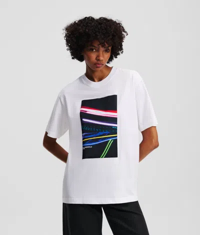 Karl Lagerfeld Love Unlocked T-shirt In Yellow
