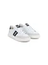 Karl Lagerfeld Low-top Leather Sneakers In White