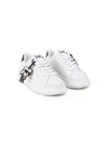 Karl Lagerfeld Low-top Leather Sneakers In White