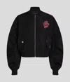 Karl Lagerfeld Lunar New Year Bomber In Black