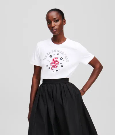 Karl Lagerfeld Lunar New Year T-shirt In White