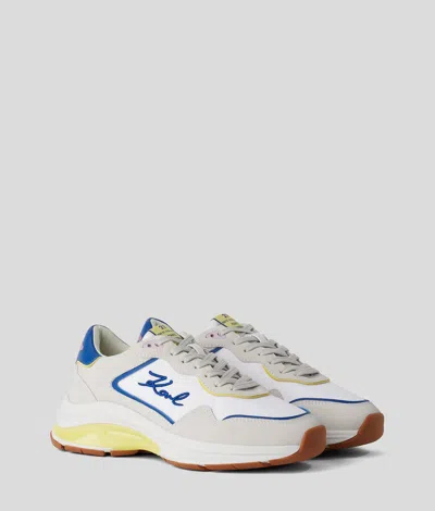 Karl Lagerfeld Lux Finesse Signia Sneakers In White