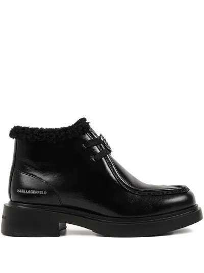 Karl Lagerfeld Macie Ankle Boots In Black