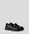 Karl Lagerfeld Macie Signia Rhinestone Loafers In Black