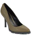 Karl Lagerfeld Madelyn Leather Pump In Green