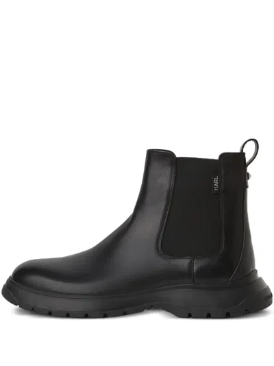 Karl Lagerfeld Magnus Boots In Black