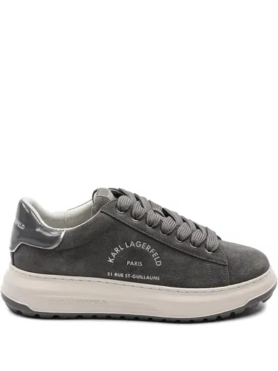 Karl Lagerfeld Maison Sneakers In Grey