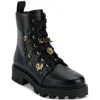 Karl Lagerfeld Makenzie Combat Booties In Multi