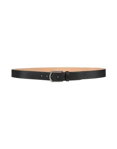 Karl Lagerfeld Man Belt Black Size 43.5 Leather