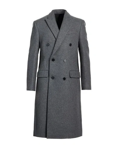 Karl Lagerfeld Man Coat Grey Size 46 Wool, Polyamide In Gray