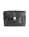 Karl Lagerfeld Man Cross-body Bag Black Size - Cow Leather, Polyurethane