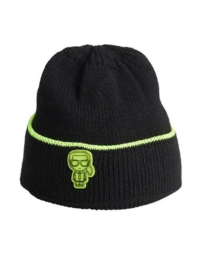 Karl Lagerfeld Man Hat Black Size Onesize Acrylic, Wool, Viscose, Alpaca Wool