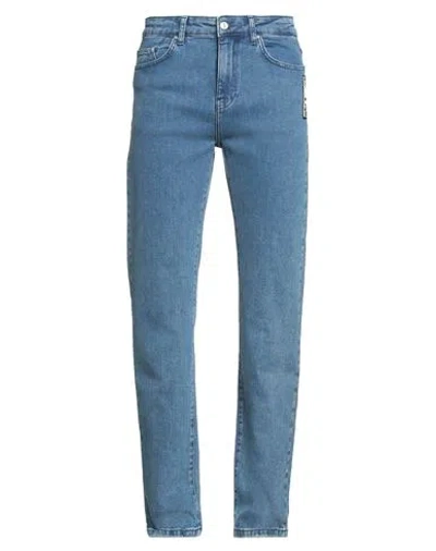 Karl Lagerfeld Man Jeans Blue Size 32 Cotton, Elastane