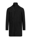 Karl Lagerfeld Man Overcoat & Trench Coat Black Size 40 Polyester