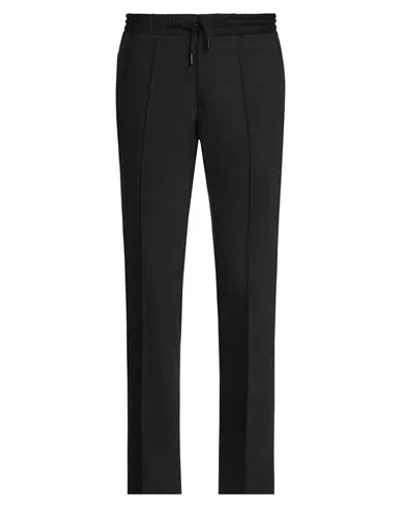 Karl Lagerfeld Man Pants Black Size 38 Wool, Polyester, Elastane