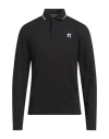 Karl Lagerfeld Man Polo Shirt Black Size L Organic Cotton