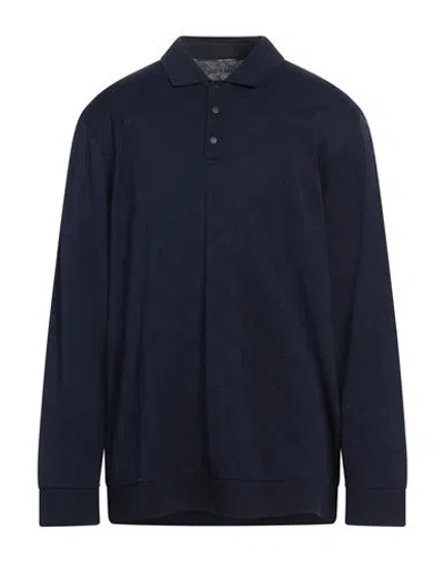 Karl Lagerfeld Man Polo Shirt Midnight Blue Size Xxxl Cotton