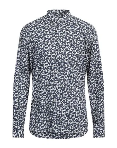 Karl Lagerfeld Man Shirt Midnight Blue Size 17 Cotton