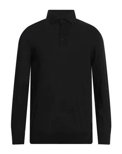 Karl Lagerfeld Man Sweater Black Size L Cotton
