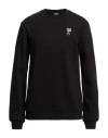 Karl Lagerfeld Man Sweatshirt Black Size L Cotton In Black
