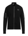 Karl Lagerfeld Man Sweatshirt Black Size L Cotton, Polyester In Black