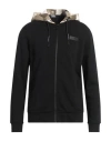 Karl Lagerfeld Man Sweatshirt Black Size M Cotton, Polyester In Black