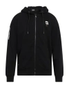 Karl Lagerfeld Man Sweatshirt Black Size M Cotton, Polyester In Black
