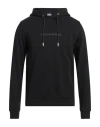 Karl Lagerfeld Man Sweatshirt Black Size S Cotton, Polyester In Black