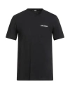 Karl Lagerfeld Man T-shirt Black Size S Organic Cotton