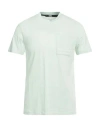 Karl Lagerfeld Man T-shirt Light Green Size S Cotton In Green