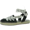 Karl Lagerfeld Mariko Womens Woven Closed Toe Espadrilles In Black