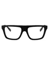 Karl Lagerfeld Matte Black Acetate Glasses In Black