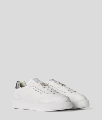 Karl Lagerfeld Maxi Kup Autograph Lace Keeper Sneakers In Multi