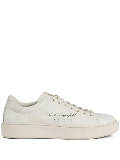 Karl Lagerfeld Maxi Kup Hotel Karl Lo Sneakers In White