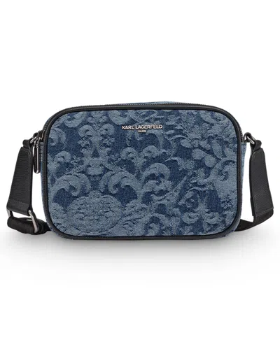 Karl Lagerfeld Maybelle Crossbody Bag In Blue
