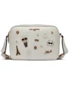 Karl Lagerfeld Maybelle Double Zip Top Crossbody Bag