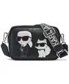 Karl Lagerfeld Maybelle Mini Crossbody Bag In Black