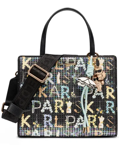 Karl Lagerfeld Maybelle Mini Satchel Bag In Multi