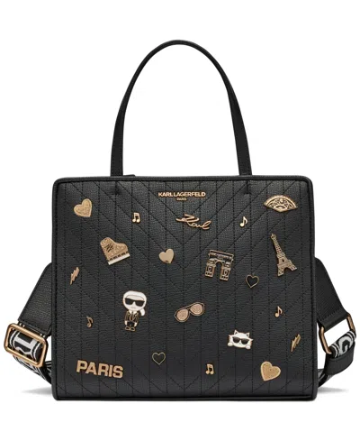 Karl Lagerfeld Maybelle Satchel Bag In Multi