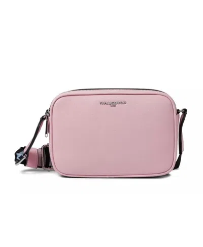 Karl Lagerfeld Maybelle Small Crossbody Bag In Powder Blush