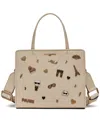 Karl Lagerfeld Maybelle Small Satchel Bag In Brown